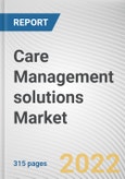 Care Management solutions Market By Component, By Mode of Delivery, By Application, By End User: Global Opportunity Analysis and Industry Forecast, 2021-2031- Product Image
