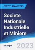 Societe Nationale Industrielle et Miniere - Strategy, SWOT and Corporate Finance Report- Product Image