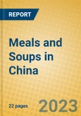 Meals and Soups in China- Product Image