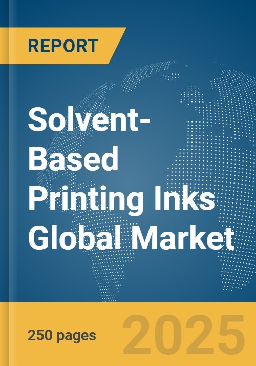 Solventbased Printing Inks Global Market Report 2024