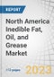 North America Inedible Fat, Oil, and Grease (FOG) Market by Type (Brown & Yellow Grease), Generation (Restaurants/Fast Food Restaurants, Food Processing Facility, Water Treatment Facility), Application, and Country (US, Canada, Mexico) - Forecast to 2044 - Product Thumbnail Image