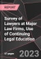 Survey of Lawyers at Major Law Firms, Use of Continuing Legal Education - Product Thumbnail Image