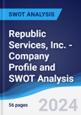 Republic Services, Inc. - Company Profile and SWOT Analysis- Product Image