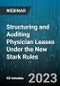 Structuring and Auditing Physician Leases Under the New Stark Rules - Webinar (Recorded) - Product Image
