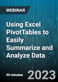 Using Excel PivotTables to Easily Summarize and Analyze Data - Webinar (Recorded)- Product Image