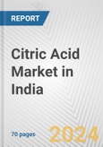 Citric Acid Market in India: Business Report 2024- Product Image