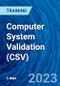 Computer System Validation (CSV) (Recorded) - Product Image