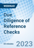 Due Diligence of Reference Checks - Webinar (Recorded)- Product Image