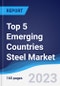 Top 5 Emerging Countries Steel Market Summary, Competitive Analysis and Forecast, 2017-2026 - Product Image