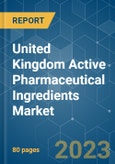 United Kingdom Active Pharmaceutical Ingredients (API) Market - Growth, Trends, COVID-19 Impact, and Forecasts (2023-2028)- Product Image