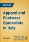 Apparel and Footwear Specialists in Italy - Product Image