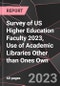 Survey of US Higher Education Faculty 2023, Use of Academic Libraries Other than Ones Own - Product Thumbnail Image