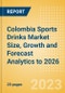 Colombia Sports Drinks Market Size, Growth and Forecast Analytics to 2026 - Product Image