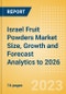 Israel Fruit Powders Market Size, Growth and Forecast Analytics to 2026 - Product Image
