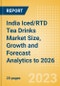 India Iced/RTD Tea Drinks Market Size, Growth and Forecast Analytics to 2026 - Product Image