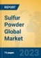 Sulfur Powder Global Market Insights 2023, Analysis and Forecast to 2028, by Manufacturers, Regions, Technology, Application, Product Type - Product Image