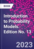 Introduction to Probability Models. Edition No. 13- Product Image