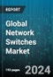 Global Network Switches Market by Type (Fixed Configuration Switches, Modular Switches), Network Architecture (Access Port, Hybrid Port, Trunk Port), Functionality, Data Speed, End-User - Forecast 2024-2030 - Product Image