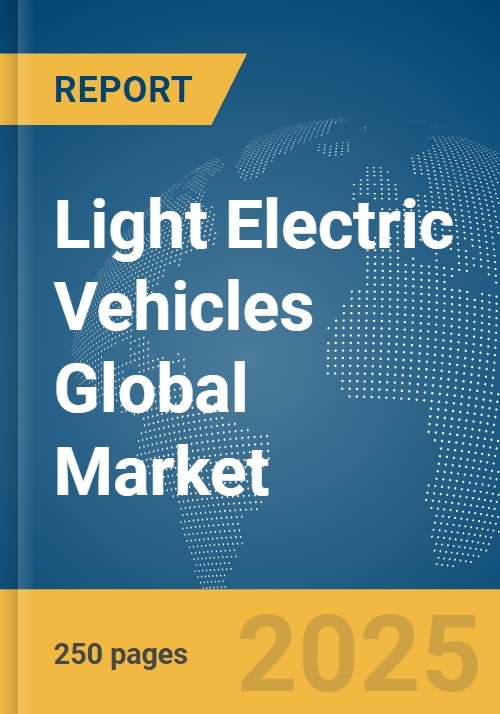 Light Electric Vehicles Global Market Report 2024