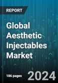 Global Aesthetic Injectables Market by Type (Anti-aging Injections, Dermal Fillers), Application (Acne Scar Treatment, Face Lift, Facial Line Correction), End User - Forecast 2024-2030- Product Image