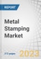 Metal Stamping Market by Process (Embossing, Blanking, Bending, Coining, Flanging), Material Thickness (=0.4mm, >0.4mm), Press Type (Hydraulic Press, Mechanical Press, Servo Press), Material, End-Use Industry, Region - Trends and Forecast to 2028 - Product Thumbnail Image