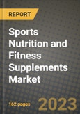 Sports Nutrition and Fitness Supplements Market Size & Market Share Data, Latest Trend Analysis and Future Growth Intelligence Report - Forecast by Type, by Application, by Distribution Channel, Analysis and Outlook from 2023 to 2030- Product Image