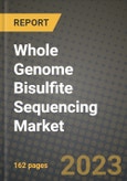 Whole Genome Bisulfite Sequencing (Wgbs) Market Size & Market Share Data, Latest Trend Analysis and Future Growth Intelligence Report - Forecast by Product Type, by Applications, by Drugs End User, Analysis and Outlook from 2023 to 2030- Product Image