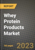Whey Protein Products Market Size & Market Share Data, Latest Trend Analysis and Future Growth Intelligence Report - Forecast by End User, by Whey Protein Ingredients, Analysis and Outlook from 2023 to 2030- Product Image