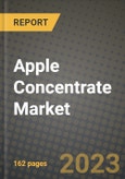 Apple Concentrate Market Size & Market Share Data, Latest Trend Analysis and Future Growth Intelligence Report - Forecast by Product Type, by Application, Analysis and Outlook from 2023 to 2030- Product Image