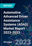 Automotive Advanced Driver Assistance Systems (ADAS) Market Report 2023-2033- Product Image