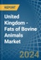United Kingdom - Fats of Bovine Animals (Sheep, Goats, Pigs and Poultry) - Market Analysis, Forecast, Size, Trends and Insights - Product Image