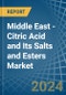 Middle East - Citric Acid and Its Salts and Esters - Market Analysis, Forecast, Size, Trends and Insights - Product Image