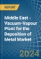 Middle East - Vacuum-Vapour Plant for the Deposition of Metal - Market Analysis, forecast, Size, Trends and Insights - Product Image