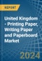 United Kingdom - Printing Paper, Writing Paper and Paperboard - Market Analysis, Forecast, Size, Trends and Insights - Product Thumbnail Image