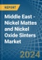 Middle East - Nickel Mattes and Nickel Oxide Sinters - Market Analysis, Forecast, Size, Trends and Insights - Product Image