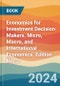 Economics for Investment Decision Makers. Micro, Macro, and International Economics. Edition No. 2 - Product Image
