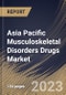 Asia Pacific Musculoskeletal Disorders Drugs Market Size, Share & Industry Trends Analysis Report By Distribution Channel, By Route of Administration (Parenteral and Oral), By Drug Type (Analgesics, DMARDs, Corticosteroids), By Country and Growth Forecast, 2023 - 2029 - Product Image