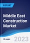 Middle East Construction Market Summary, Competitive Analysis and Forecast to 2027 - Product Thumbnail Image