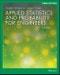 Applied Statistics and Probability for Engineers. 7th Edition, EMEA Edition - Product Image
