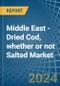 Middle East - Dried Cod, whether or not Salted - Market Analysis, Forecast, Size, Trends and Insights - Product Thumbnail Image