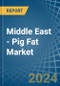 Middle East - Pig Fat - Market Analysis, Forecast, Size, Trends and Insights - Product Image