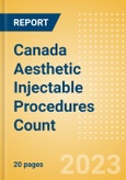 Canada Aesthetic Injectable Procedures Count by Segments (Botulinum Toxin Type A Procedures, Hyaluronic Acid Filler Procedures and Non-Hyaluronic Acid Filler Procedures) and Forecast to 2030- Product Image