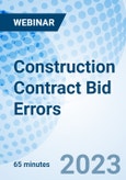 Construction Contract Bid Errors - Webinar (Recorded)- Product Image