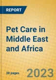 Pet Care in Middle East and Africa- Product Image