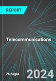 Telecommunications (Telephone, Land Line, Wireless, Satellite, Cable and Internet Service Providers) (Broad-Based) (U.S.): Analytics, Extensive Financial Benchmarks, Metrics and Revenue Forecasts to 2030, NAIC 517000- Product Image