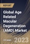 Global Age Related Macular Degeneration (AMD) Market Size, Share & Industry Trends Analysis Report By Drug Type (Aflibercept, Ranibizumab and Others), By Disease Type (Wet and Dry), By Distribution Channel, By Regional Outlook and Forecast, 2023 - 2030 - Product Thumbnail Image