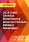 2023 Global Chemical Manufacturing Industries Forecasts Database Subscription - Product Image