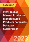 2023 Global Mineral Products-Manufactured Products Forecasts Database Subscription- Product Image