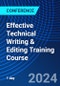 Effective Technical Writing & Editing Training Course (June 28, 2024) - Product Image