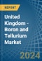 United Kingdom - Boron and Tellurium - Market Analysis, Forecast, Size, Trends and Insights - Product Thumbnail Image
